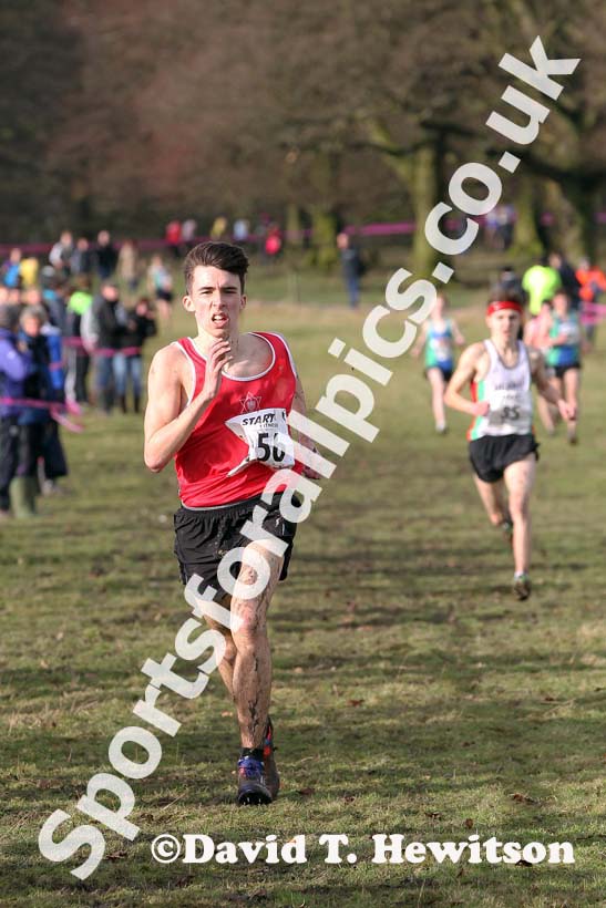 Liam Burthem (Warrington)  under-17 mens Northern Cross Country Champs, Knowsley Safari Park. Photo: David T. Hewitson/Sports for All Pics
